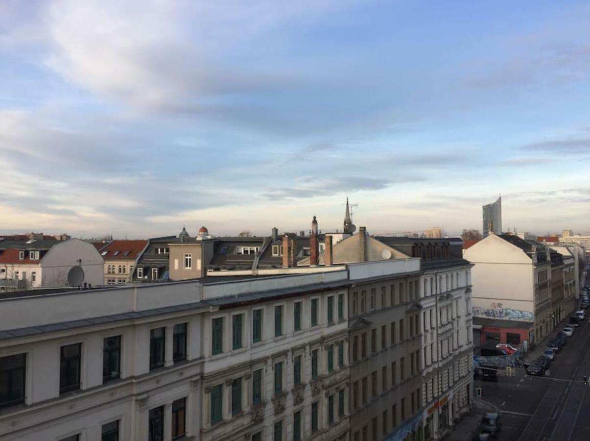 Familienfreundliche Unterkunft Am Puls Der Stadt Leipzig Exteriör bild