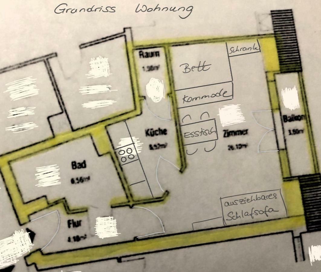 Familienfreundliche Unterkunft Am Puls Der Stadt Leipzig Exteriör bild